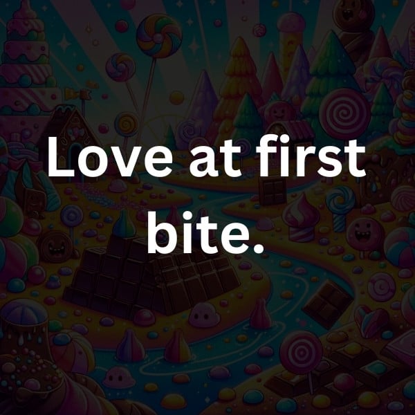 Love at first bite.