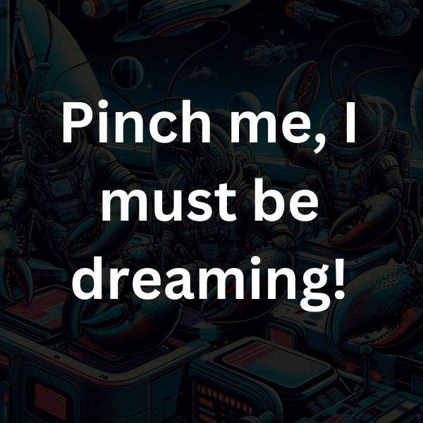 Pinch me, I must be dreaming!