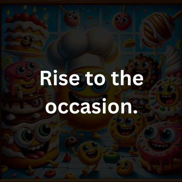 Rise to the occasion