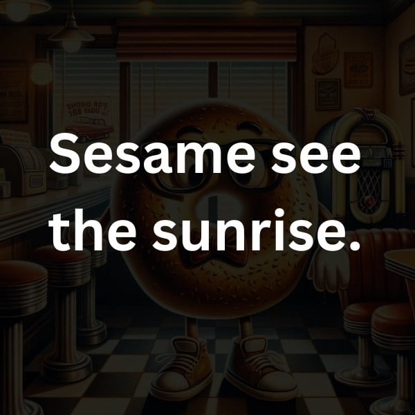 Sesame see the sunrise