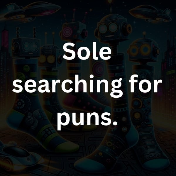 Sole searching for puns