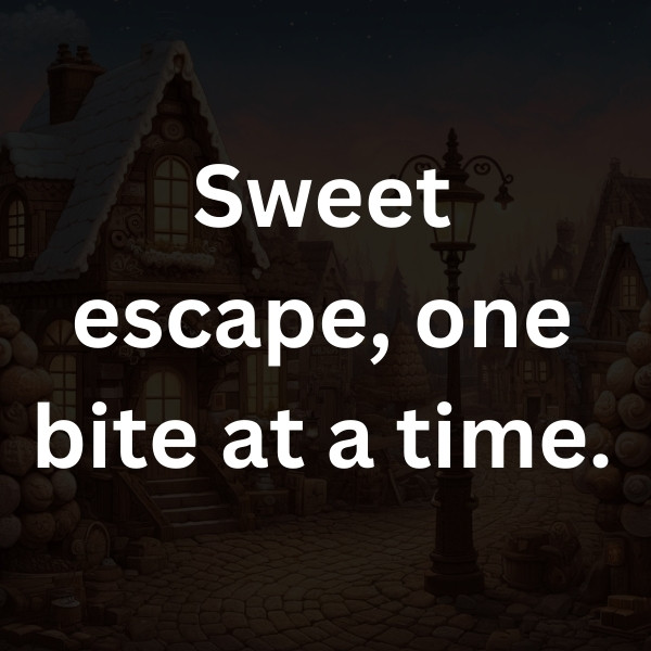 Sweet escape, one bite at a time