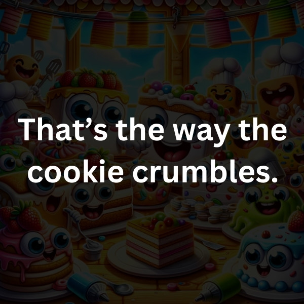 That’s the way the cookie crumbles