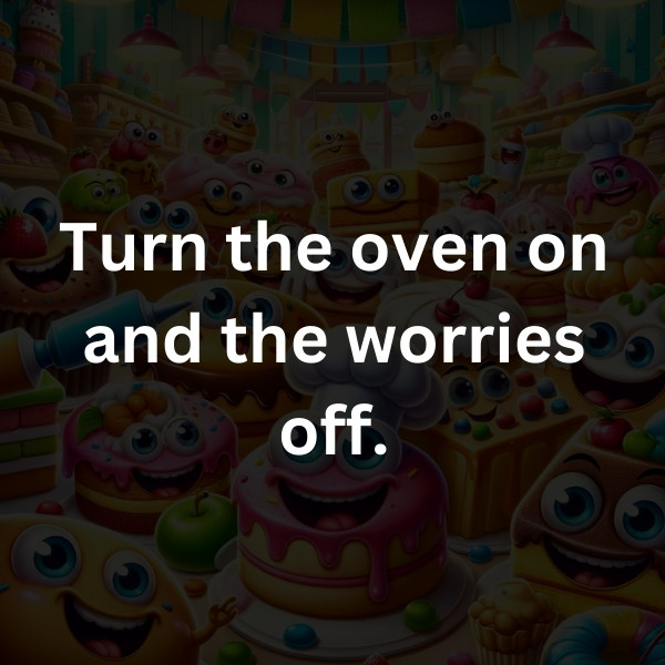 Turn the oven on and the worries off