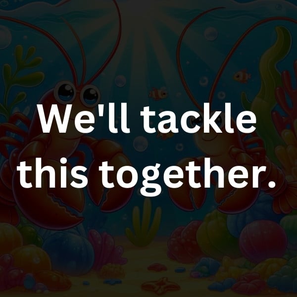 We'll tackle this together