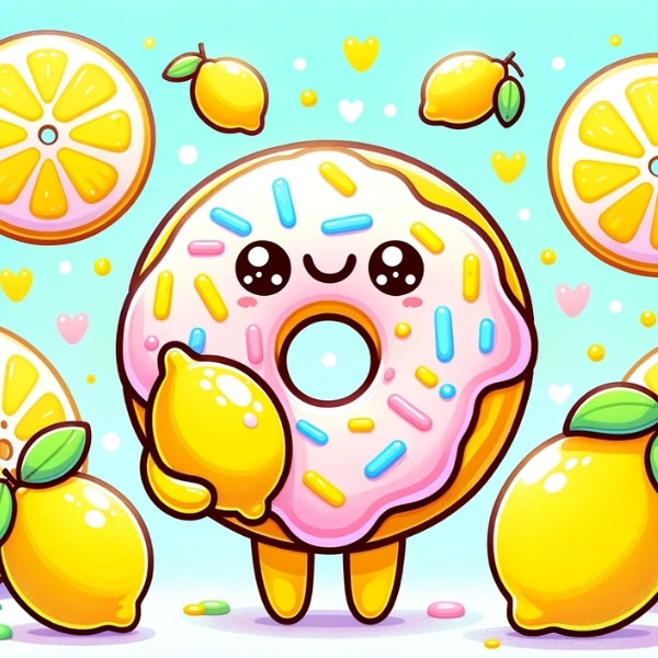When life gives you lemons, make lemon glazed donuts
