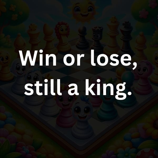 Win or lose, still a king