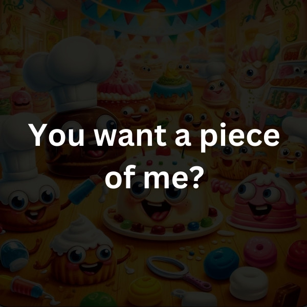 You want a piece of me