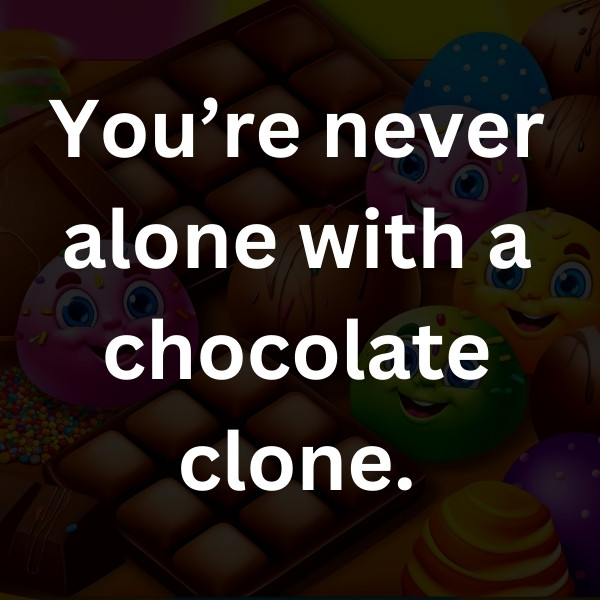 You’re never alone with a chocolate clone