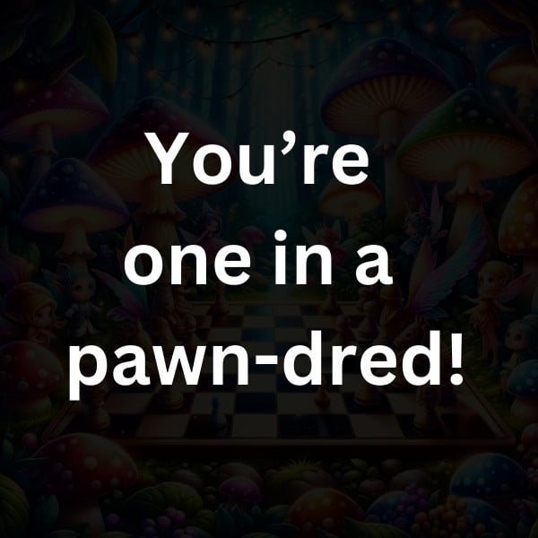 You’re one in a pawn-dred!