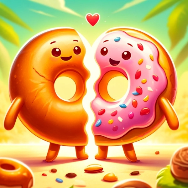 You're the dough to my nut