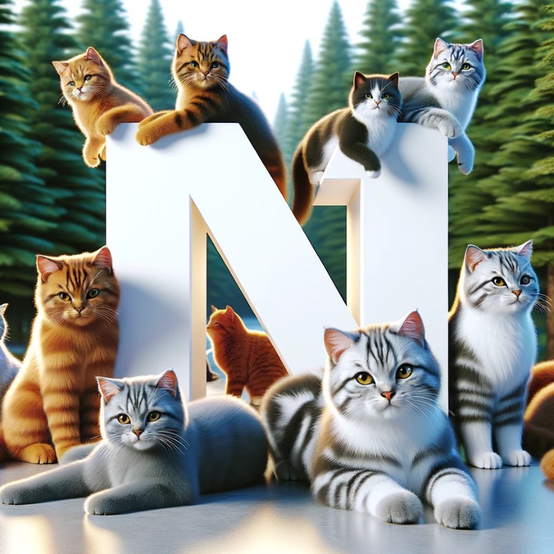 American Shorthair names starting with letter N
