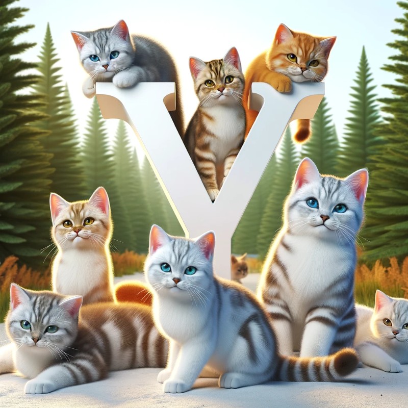 American Shorthair names starting with letter Y