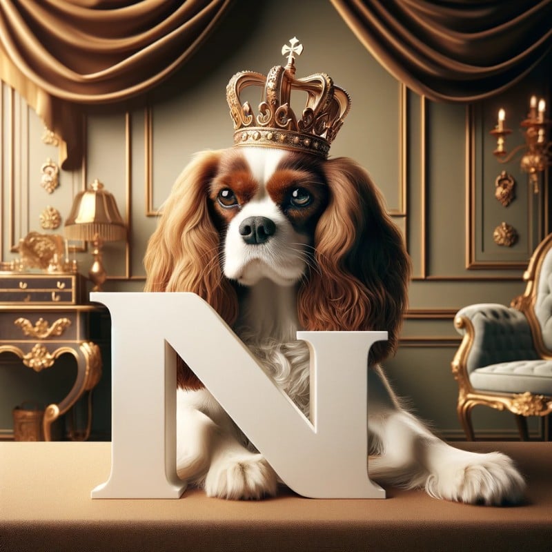 Cavalier King Charles Spaniel names starting with letter N