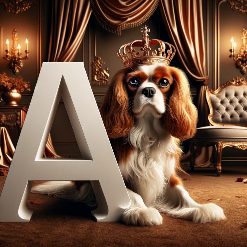 Cavalier King Charles Spaniel names starting with letter A