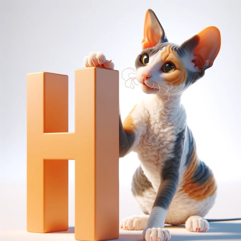 Cornish Rex names starting with letter H