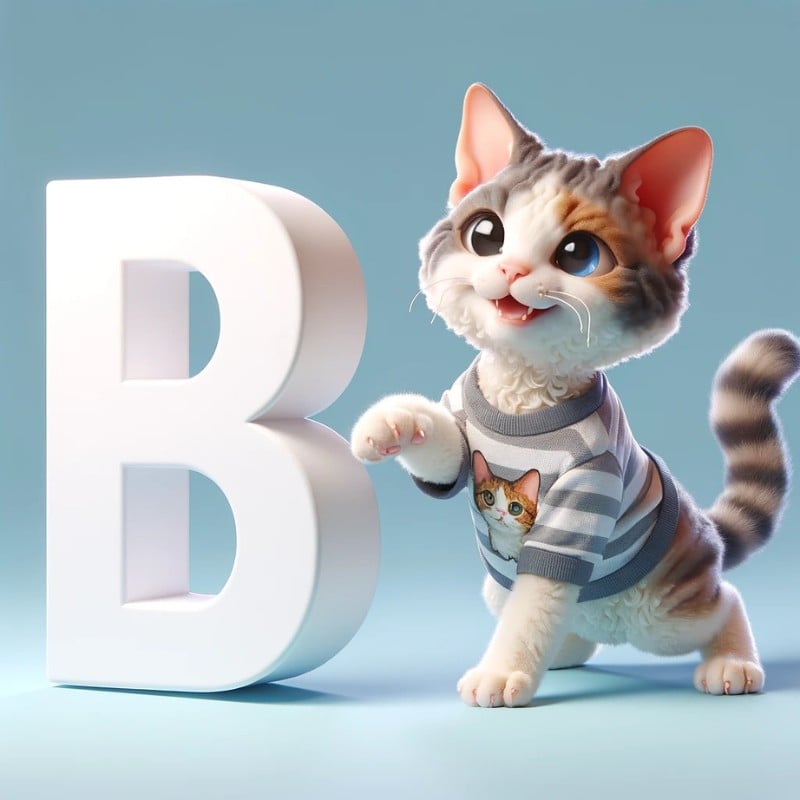 Devon Rex names starting with letter B