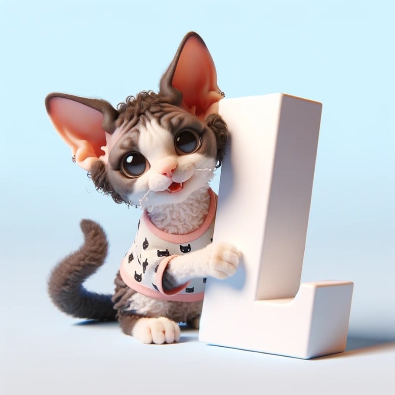 Devon Rex names starting with letter L