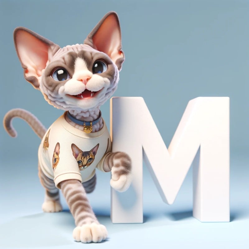 Devon Rex names starting with letter M