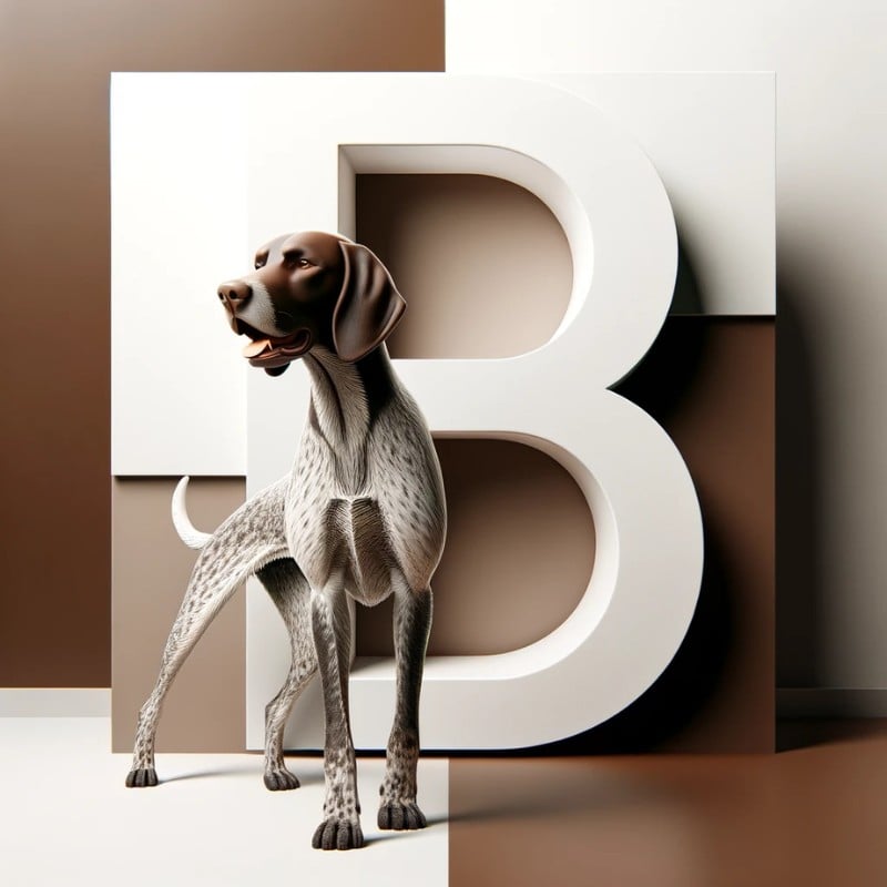 German Shorthaired Pointer names starting with letter B