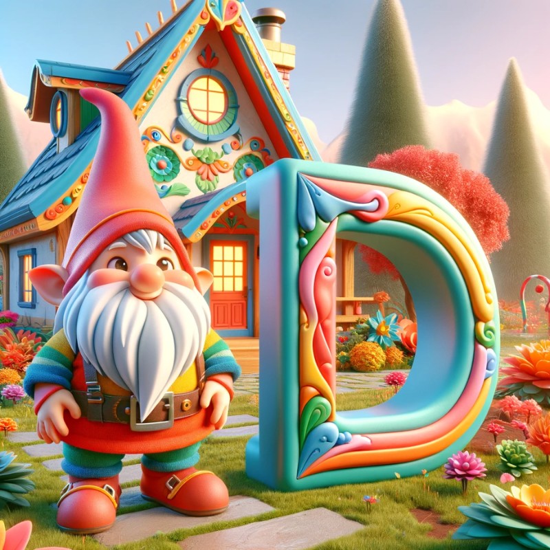 Gnome names starting with letter D