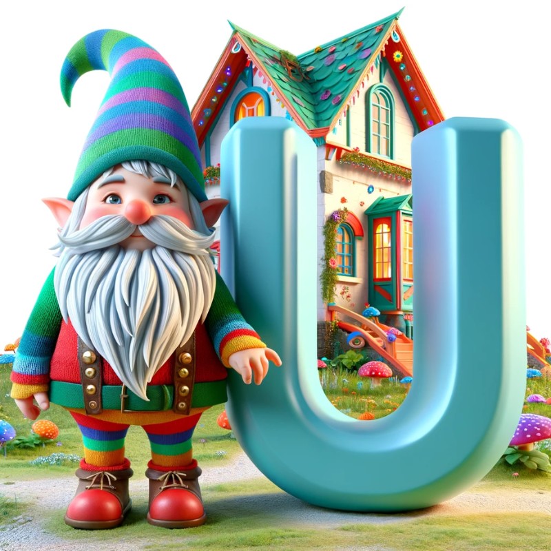 Gnome names starting with letter U