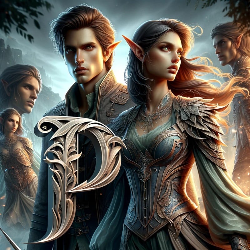 Half Elf names starting with letter P