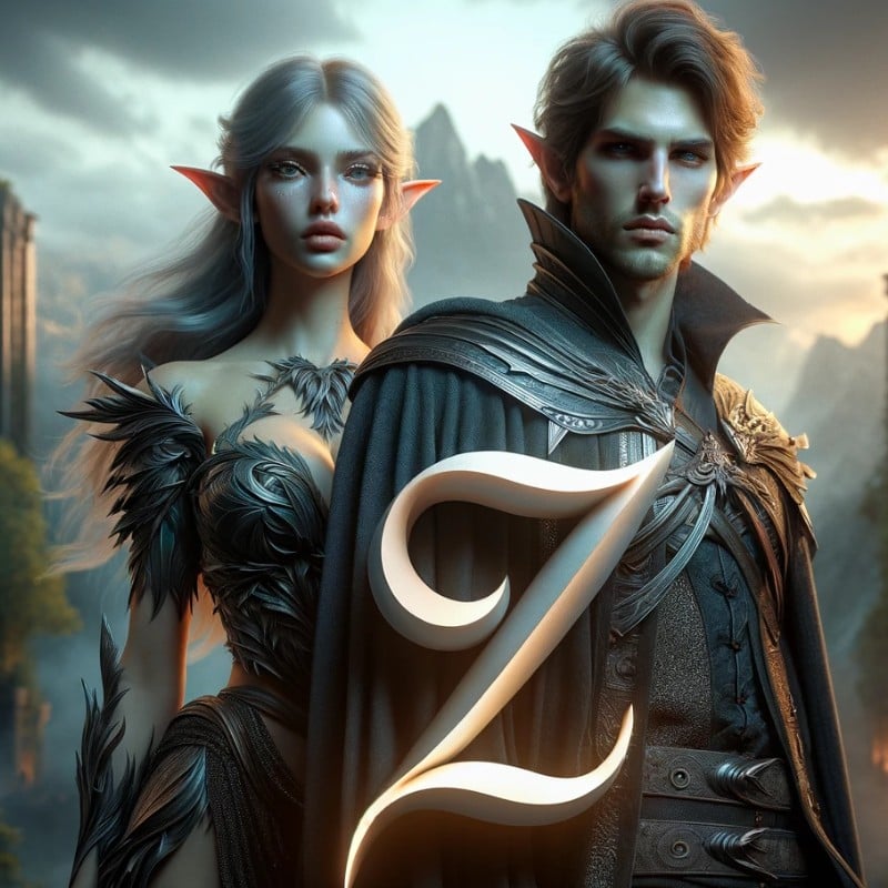 Half Elf names starting with letter Z