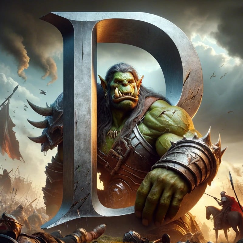 Half Orc names starting with letter D