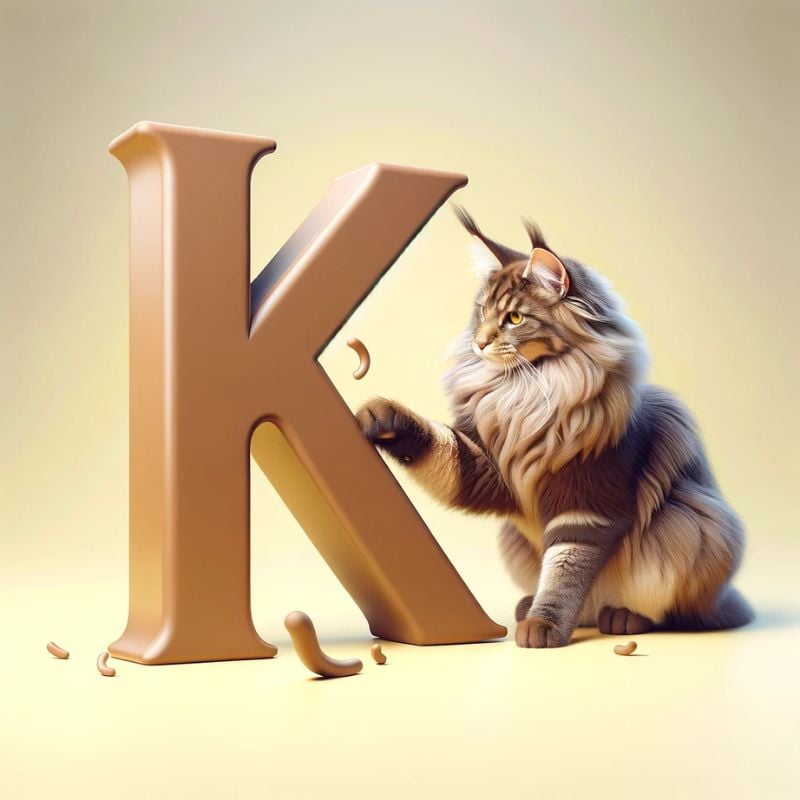 Maine Coon Cat names starting with letter K