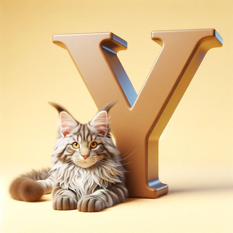 Maine Coon Cat names starting with letter Y