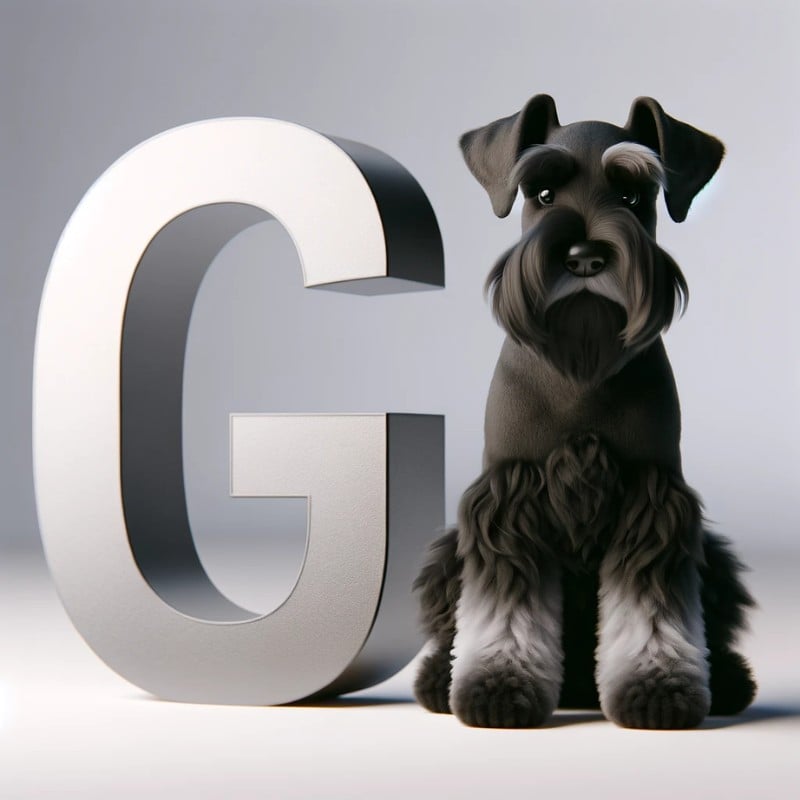 Miniature Schnauzer names starting with letter G