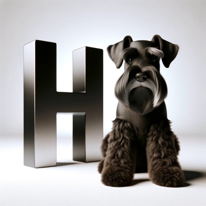 Miniature Schnauzer names starting with letter H