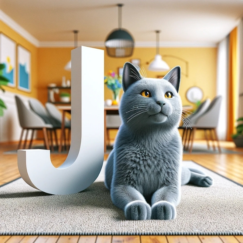 Russian Blue names starting with letter J