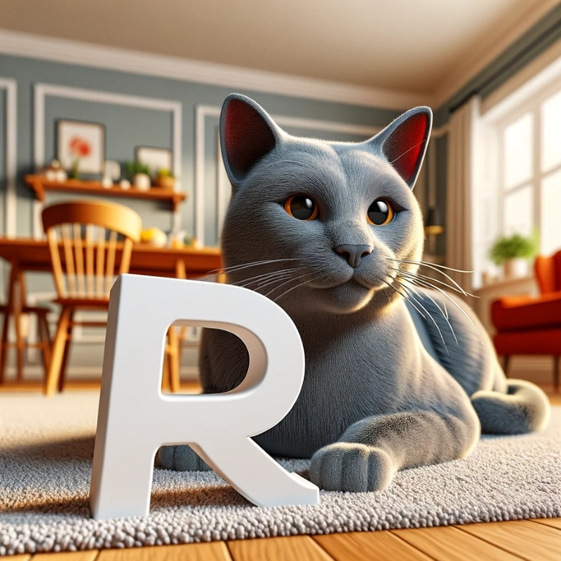 Russian Blue names starting with letter R