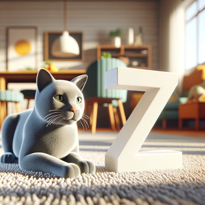 Russian Blue names starting with letter Z