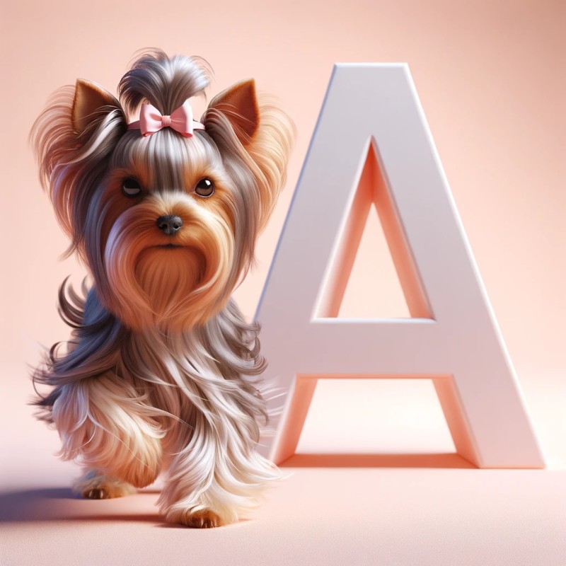Yorkshire Terrier names starting with letter A