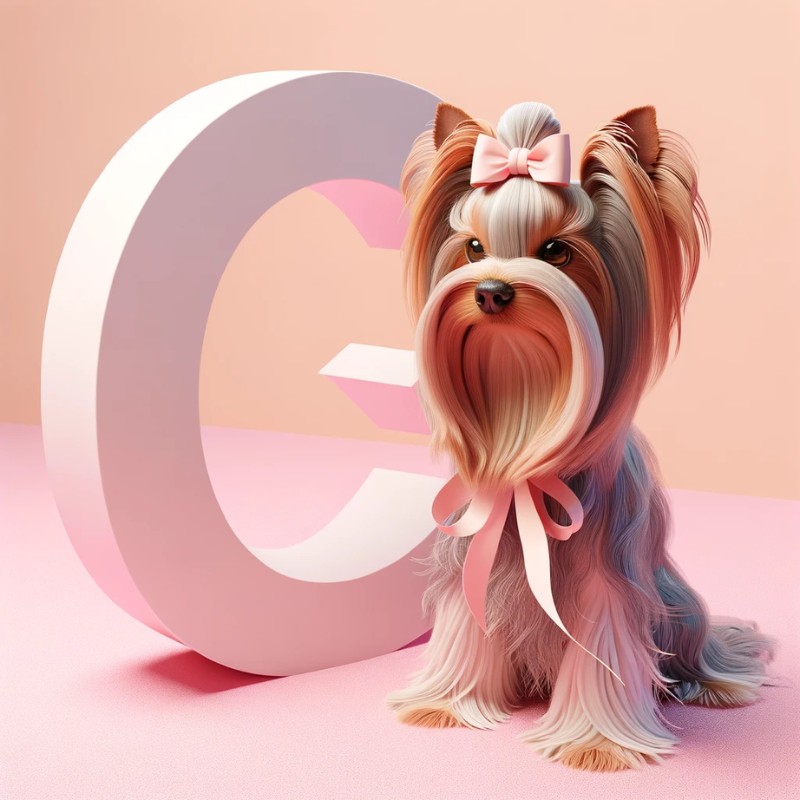 Yorkshire Terrier names starting with letter C