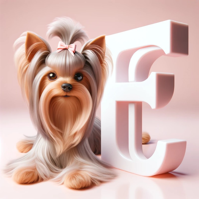Yorkshire Terrier names starting with letter E
