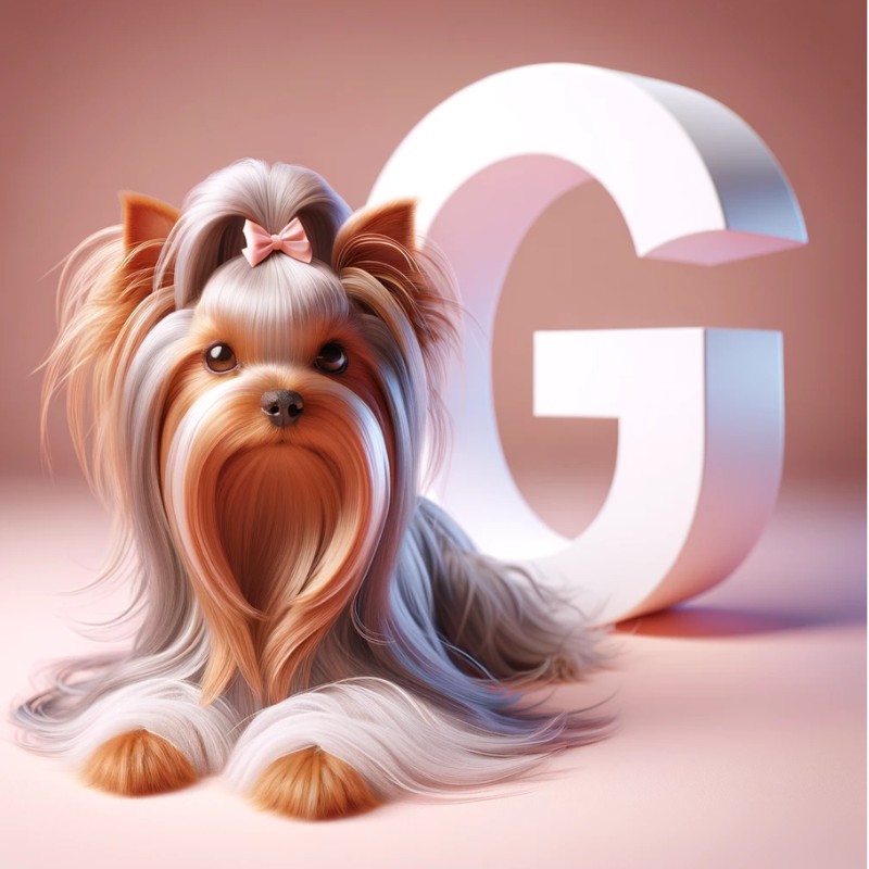 Yorkshire Terrier names starting with letter G