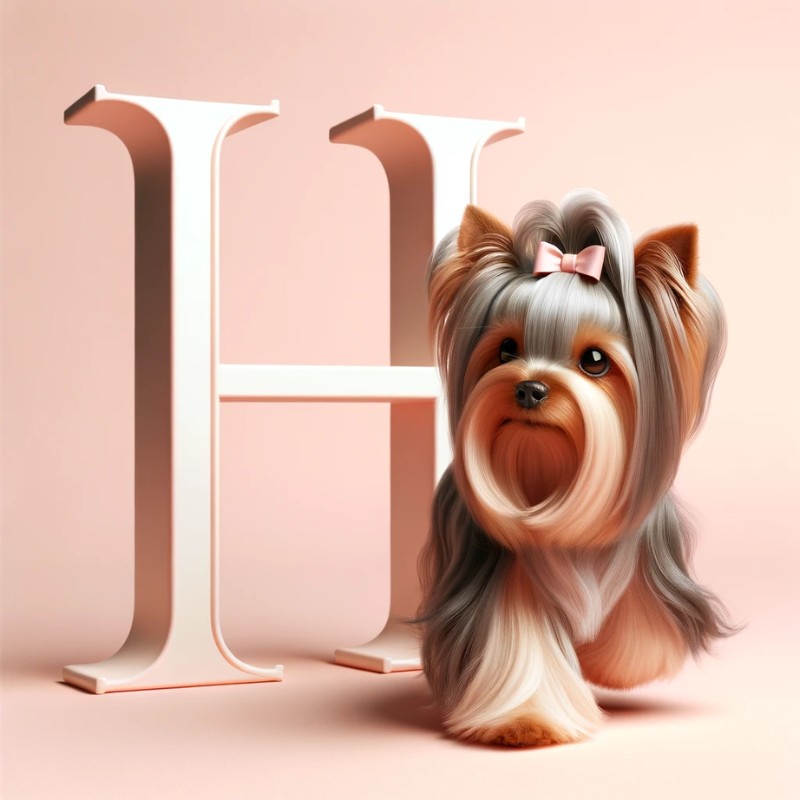Yorkshire Terrier names starting with letter H