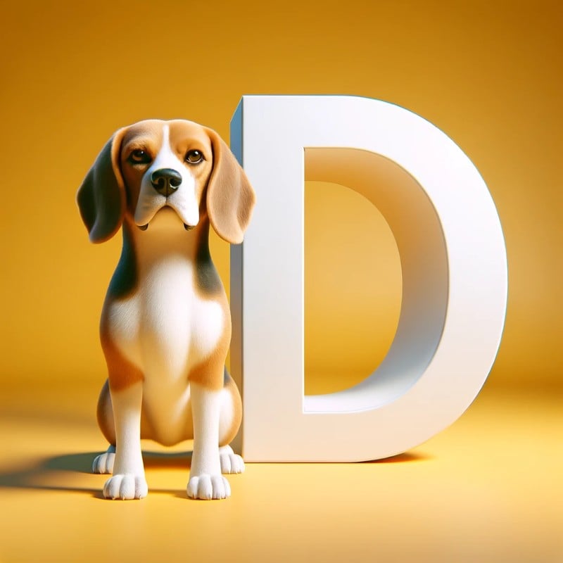 beagle names starting with letter D