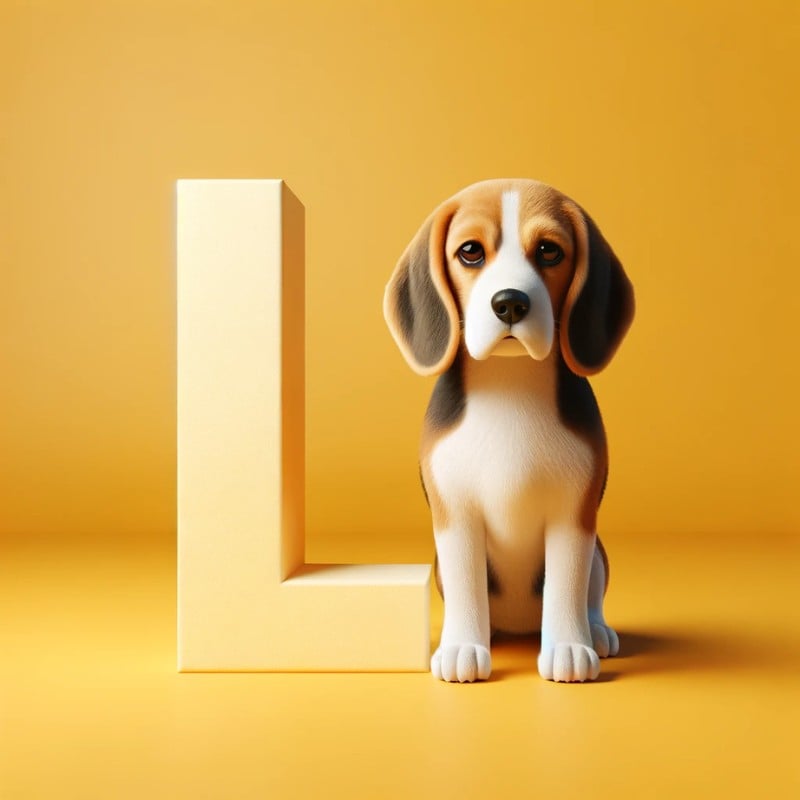beagle names starting with letter L