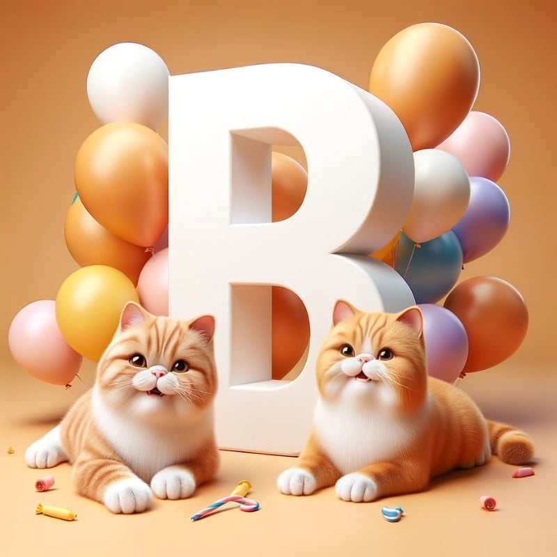 exotic shorthair names starting with letter B