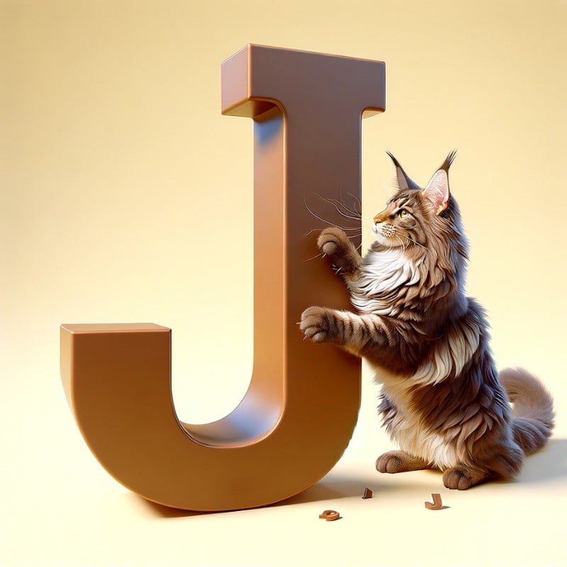 maine coon cat names starting with letter J