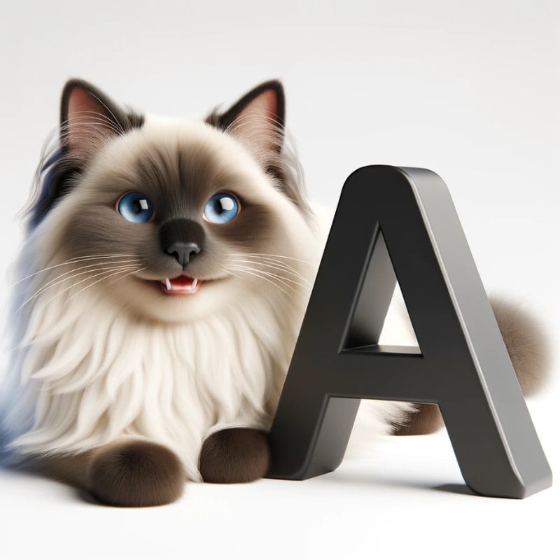 ragdoll names starting with letter A