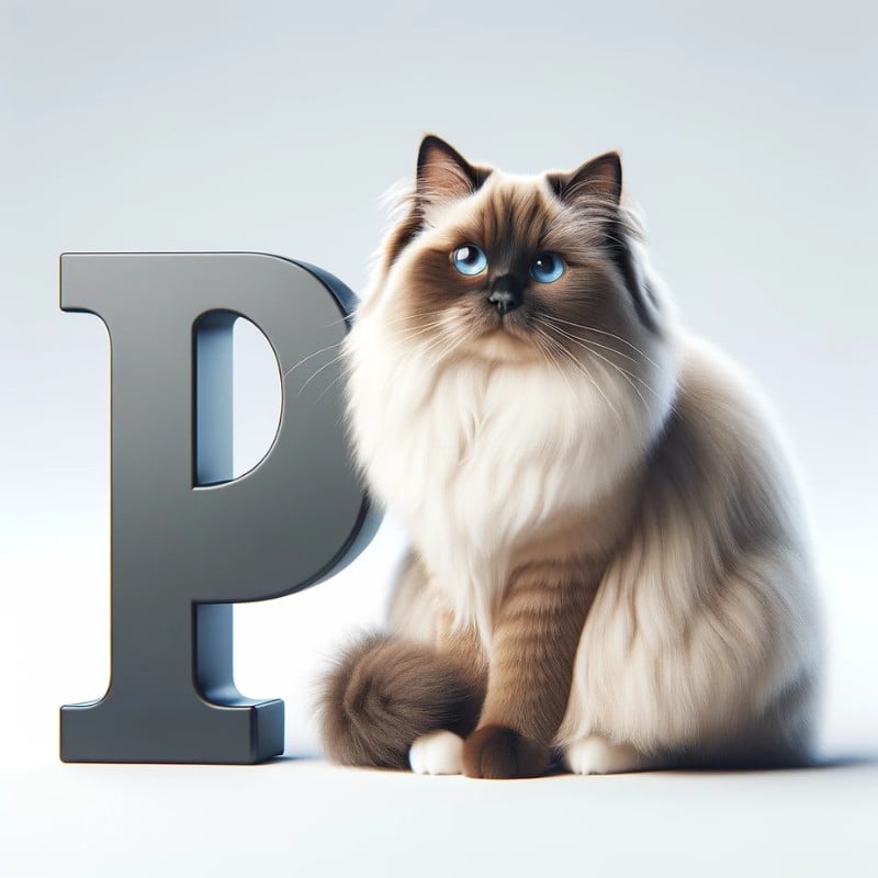 ragdoll names starting with letter P
