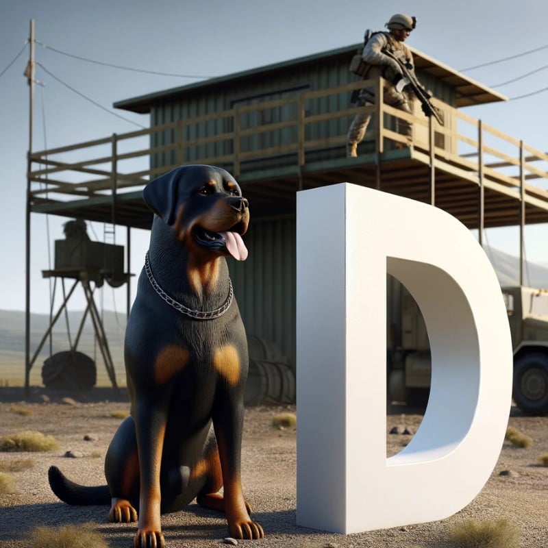 rottweiler names starting with letter D