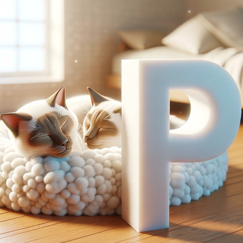 siamese names starting with letter P