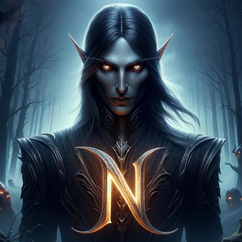 Dark-elf names starting with letter N